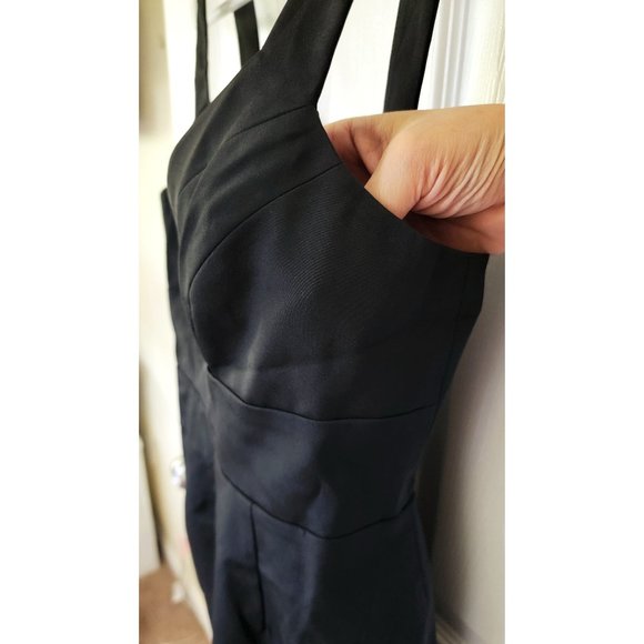 YUMI KIM Cut Loose Sheath Mini Dress with Front Keyhole Cutout in Black XS - Picture 4 of 5